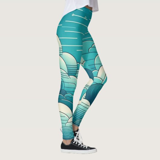 Azure Stratum-Leggings Leggings (Rechts)