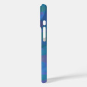 Azure Tides – Oceanic Abstracte Geometrie Case-Mate iPhone Case (Achterkant / Links)