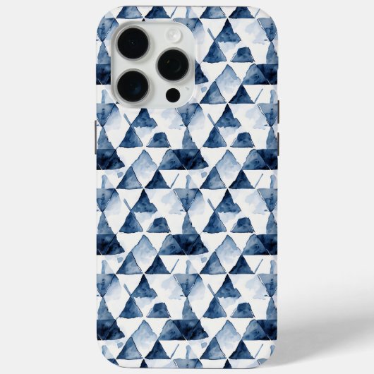 Azure Triangles Case-Mate iPhone Case (Achterkant)
