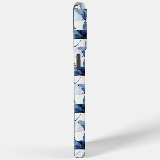 Azure Triangles Case-Mate iPhone Case (Achterkant / Rechts)