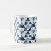 Azure Triangles Koffiemok (Voorkant links)