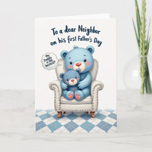 Azure Vaderdag Knuffelkaart Kaart