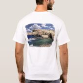 Azure Window Attraction op het eiland Gozo T-shirt (Achterkant)