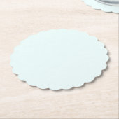 Azure (X11/webkleur) (effen kleur) Kartonnen Onderzetters (Gekanteld)