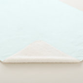 Azure (X11/webkleur) (effen kleur) Sherpa Deken (3/4)