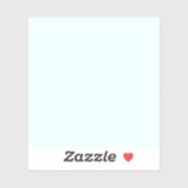 Azure (X11/webkleur) (effen kleur) Sticker (Vel)