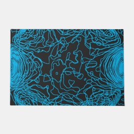 Azure Yarn Door Mat