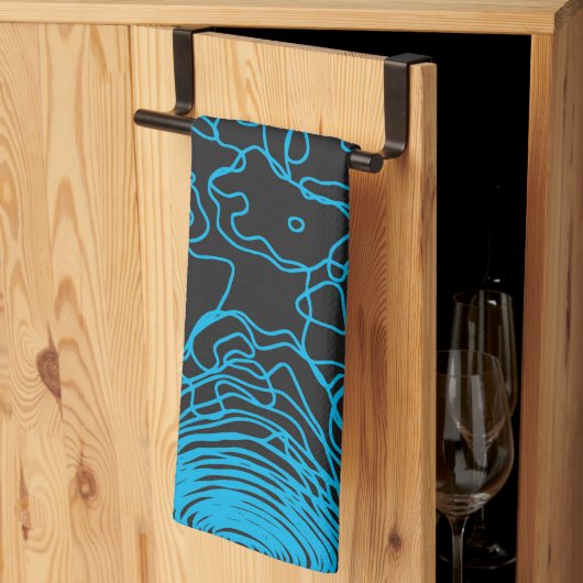 Azure Yarn Keukenhanddoeken (Derde Gevouwen)