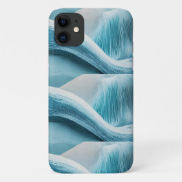 AzureDreams: Abstracte lichtblauwe iPhone-hoes"? iPhone 11 Hoesje
