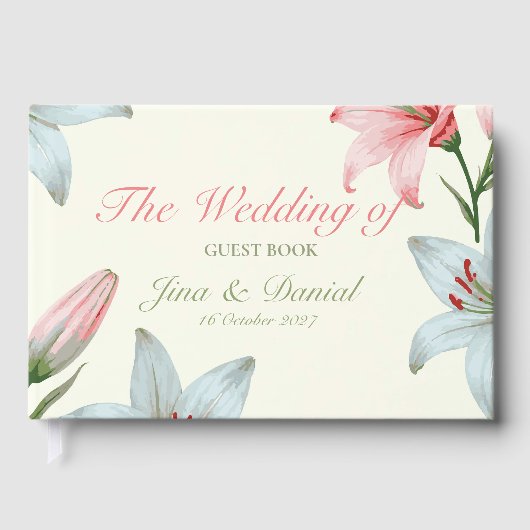 Azurene Bloei Gastenboek (Voorkant)