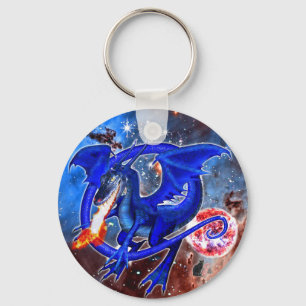Azurite Cosmic Dragon Sleutelhanger