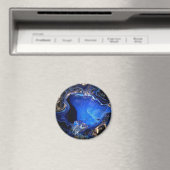 Azurite Geode Magnet Magneet (Insitu (Vaatwasser))