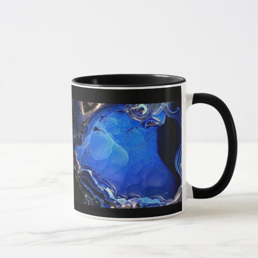Azurite Geode-mok Mok (Rechts)