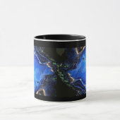 Azurite Geode-mok Mok (Midden)