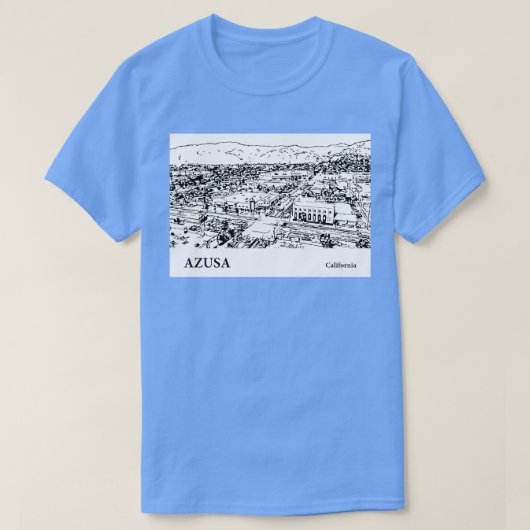 Azusa California TShirt 2 (Design devant)