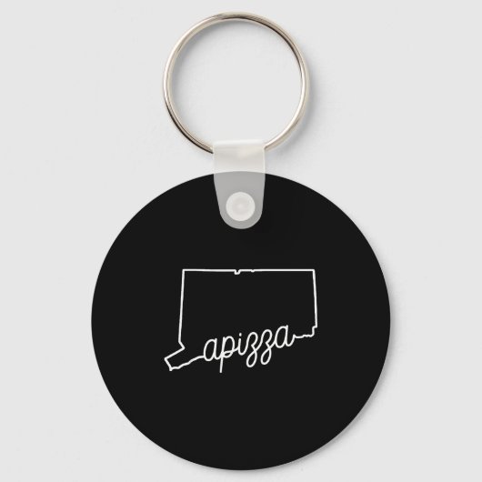 Azza New Haven Zza Award Winning Tomato E Connecti Sleutelhanger (Voorkant)