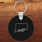 Azza New Haven Zza Award Winning Tomato E Connecti Sleutelhanger (Voorkant)