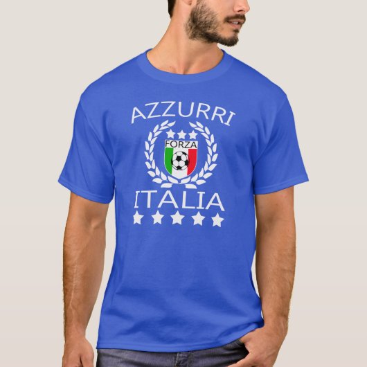 AZZURRI FORZA ITALIA T-SHIRT (Voorkant)