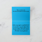 B002 - Carte miroir d'anniversaire Skyline (Intérieur)