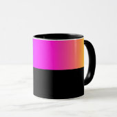 B01 - Tasse avec dégradé de couleurs CMYK (Devant droit)