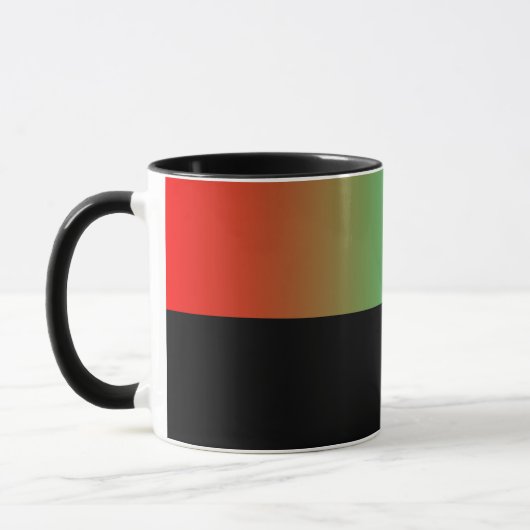 B02 - Tasse mit RGB Rot Grün Blau Farbverlauf Mok (Links)
