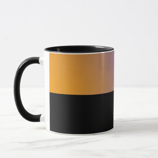 B03 - Tasse mit Orange Blau Farbverlauf (Gauche)