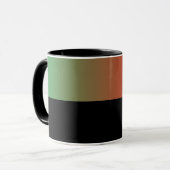 B05 - Tasse avec dégradé de couleur rouge-vert (Devant gauche)