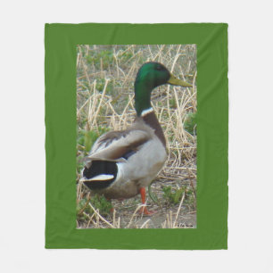 B12 Mallard Duck Drake Fleece Deken
