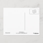 B13 Geoorde Fuut Briefkaart (Achterkant)