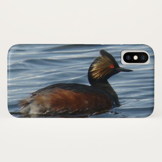 B13 Geoorde Fuut Case-Mate iPhone Case (Achterkant (horizontaal))