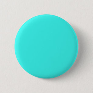 B14 Enthousiaste Blauwe Turkooise Kleur Aqua Ronde Button 5,7 Cm
