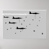 B17 'Bomb Run' Poster Art (Devant)