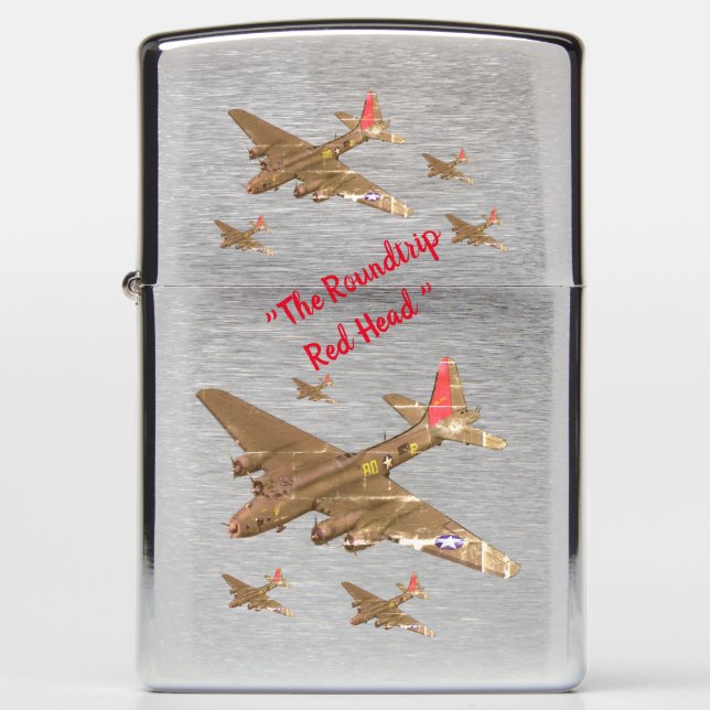 B17 Flying Fortress Zippo  (Voorkant)