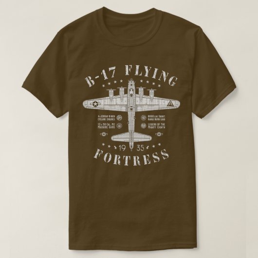 B17 Flying FortressTShirt T-shirt (Design voorkant)