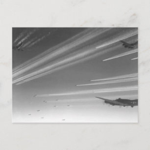 B17 Vliegtuigen op weg naar bestemming Briefkaart