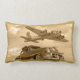 B17 WWII-blok boven Chevy Kussen