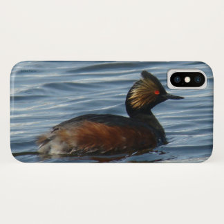 B1 Geoorde Fuut iPhone X Hoesje
