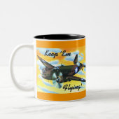 B24 Liberator Tweekleurige Koffiemok (Links)