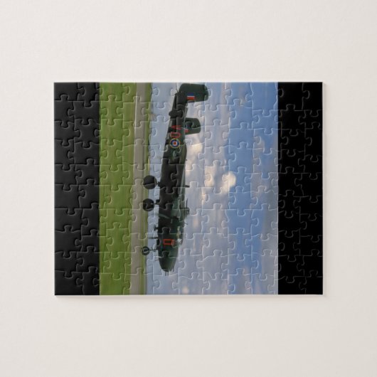 B25 Aan de grond, rechterzijkant_WII-vlakken Legpuzzel (Horizontaal)