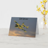 B25 Mitchell bommenwerper 1942 Kaart (Gele Bloem)