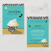 B2 de carte de visite d'abeille d'anniversaire (Devant / Derrière)