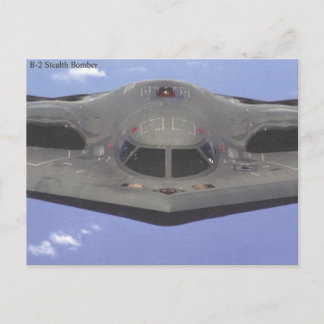 B2 Stealth Bommenwerper Ansichtkaart Briefkaart