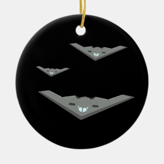 B2 stealth bommenwerper vliegen Keramisch Ornament (Voorkant)