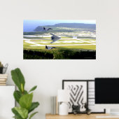 B2 Stealth met F15 Escort Poster (Thuiskantoor)