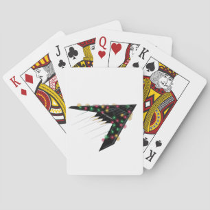 B2 Stealth Spirit Kerst Airplane Jet Digitaal  Pokerkaarten