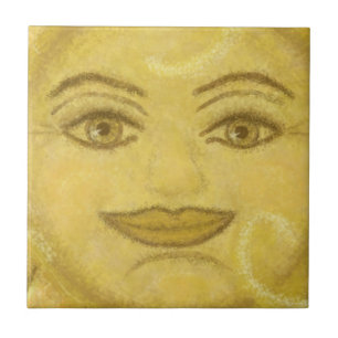 B2 - Sunface Mural, midden - B2 Tegeltje