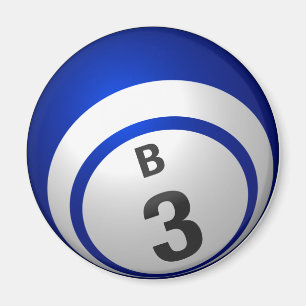 B3 bingo ball magnet magneet