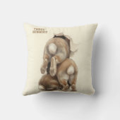 B3 Three Bunnies 3D Illusion Kussen (Achterkant)