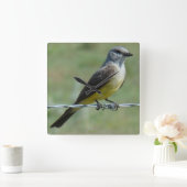 B44 Western Kingbird Vierkante Klok (Huis)