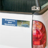 B4 Witte Pelikaan Bumpersticker (Op Truck)
